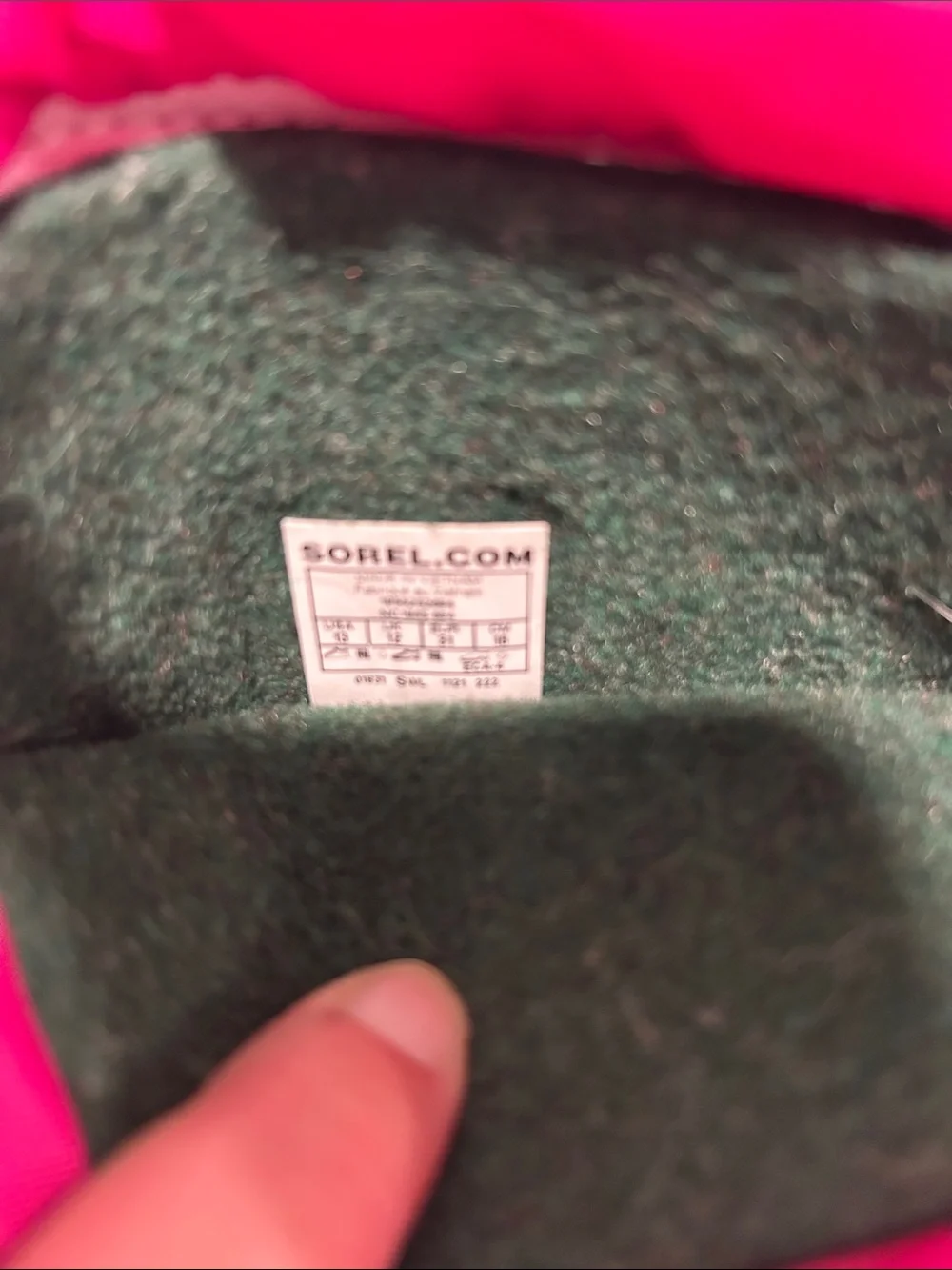 Sorel Kids' Hot Pink and Black Winter Boots